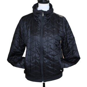 Under Armour Jacket Womens Small Black Coldgear Reactor Puffer Quilted Coat